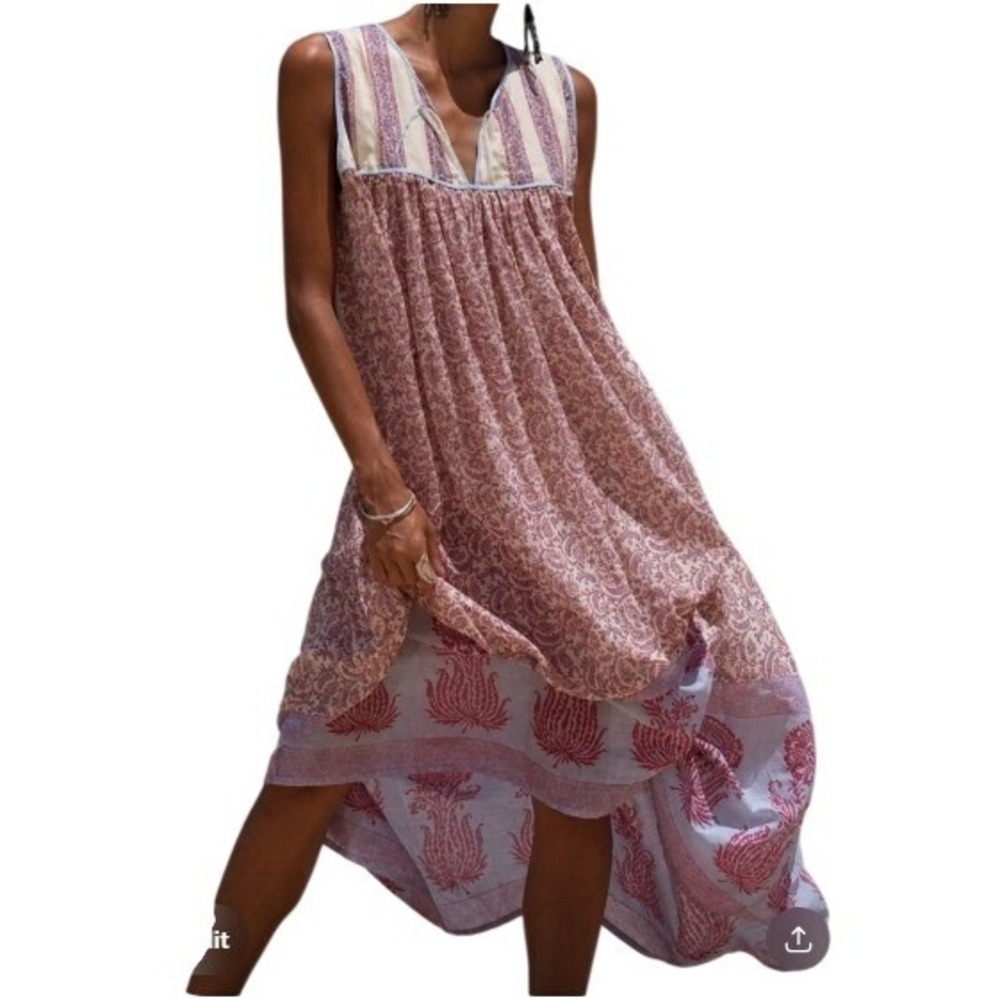 Daughters Of India Womens S Aahna Maxi Dress with Flaw